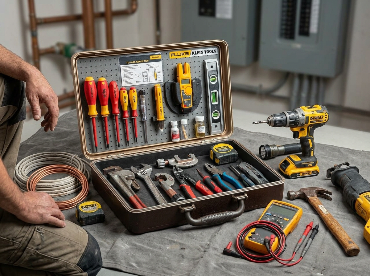 Aqua Mechanical technician diagnosing a residential water heater